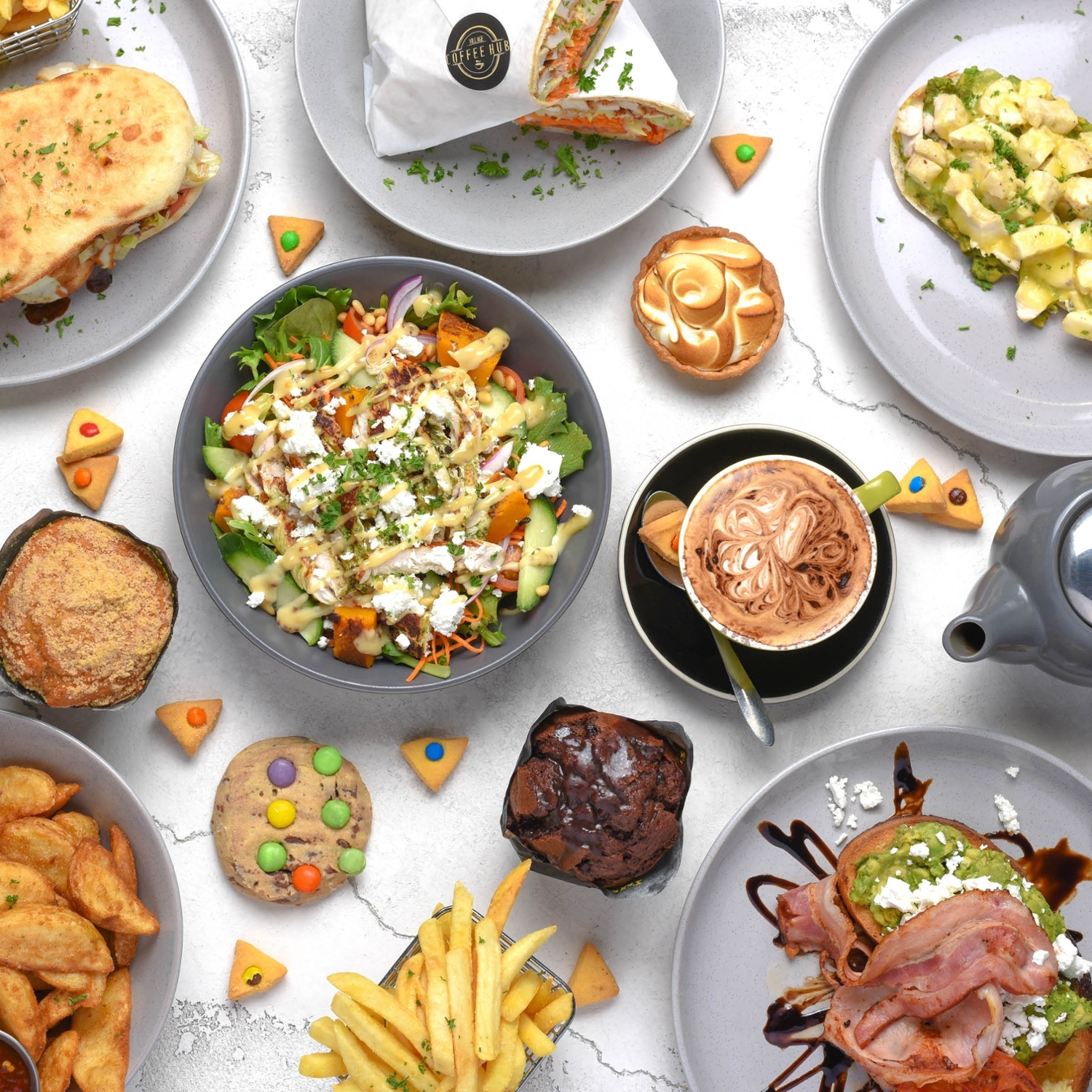 Village Coffee Hub Fletcher Order pick up & table service in Fletcher